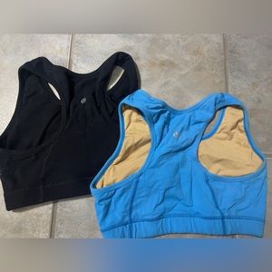 2 lululemon sports bras, like new